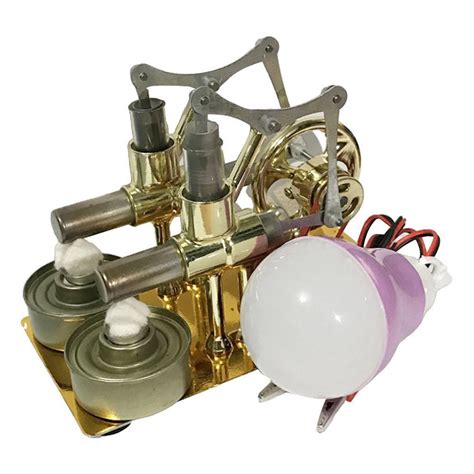⚡️Buy Maxbell Hot Air Stirling Engine Motor Model (2-Cylinder ...