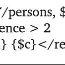 XQuery Example 的图像结果