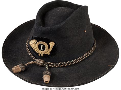 Civil War Officer's Slouch Hat with Original Insignia.... Militaria ...