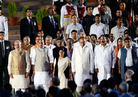 Modi takes oath as PM, with 24 Cabinet and 21 Ministers of State ...