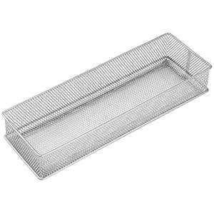 YBM HOME Silver Mesh Drawer Organizer and Storage for Kitchen Drawers ...