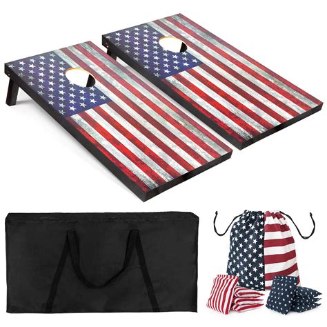 Snapklik.com : 3x2 Cornhole Set Regulation Size, Includes 2 Solid Wood ...