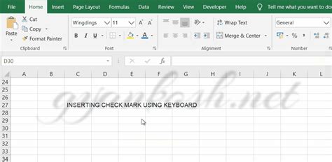 Image result for Check Mark Character Code Excel
