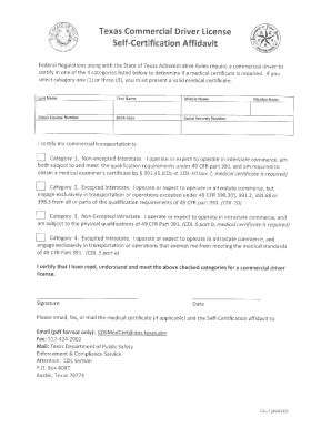 CDL-7 - Texas Department Of Public Safety - Fill and Sign Printable ...