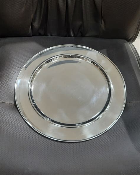 Heavy Duty Charger Plate, Stainless Steel, 13" Round, Polish Finish ...