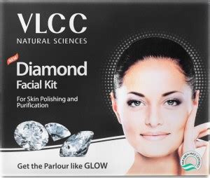 VLCC Diamond Single Facial Kit Parlour Glow with Natural Ingredients ...