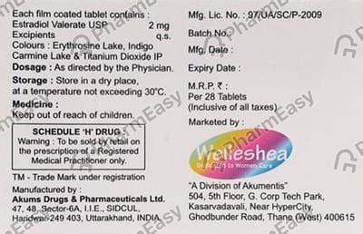 Endothik 2 MG Tablet (28): Uses, Side Effects, Price & Dosage | PharmEasy