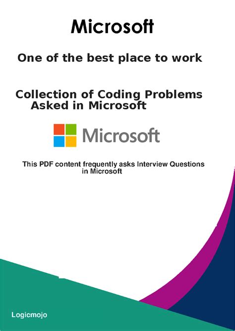Microsoft Interview Questions Collection (Mar 22 - Aug 22) - Studocu