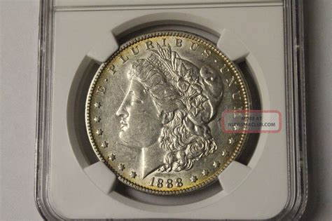 1888 O Morgan Silver Dollar Au 55 Ngc Us Coin 3669944 - 004