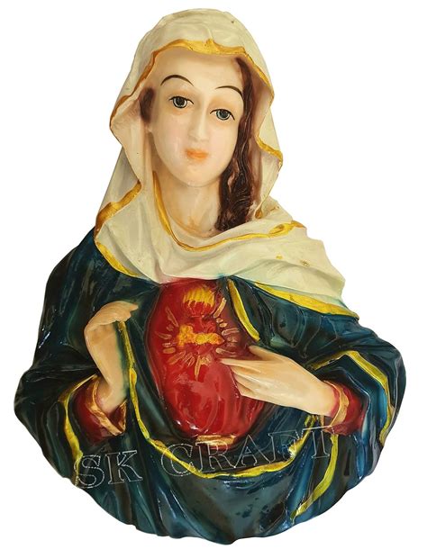 Buy SK Craft Holy Religious Idols of Mother Mary Statue Showpiece ...