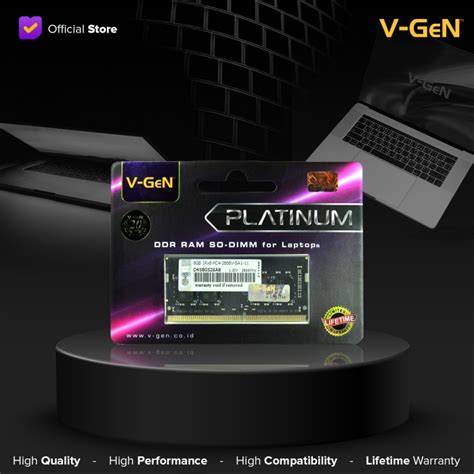 Jual SODIMM DDR4 8GB PC-21300 2666 Mhz VGEN RAM Laptop 8 GB 2666Mhz V ...