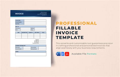 Image result for Free Fillable Printable Invoice Template