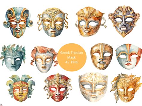Masks Theatre Greek