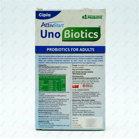 Unobiotics Adult Sachet 1gm – ETABX