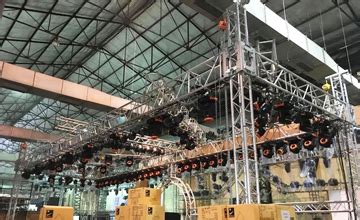 Aluminum Truss, Fabrication Services, MS Moving Corner Truss, Fixed ...