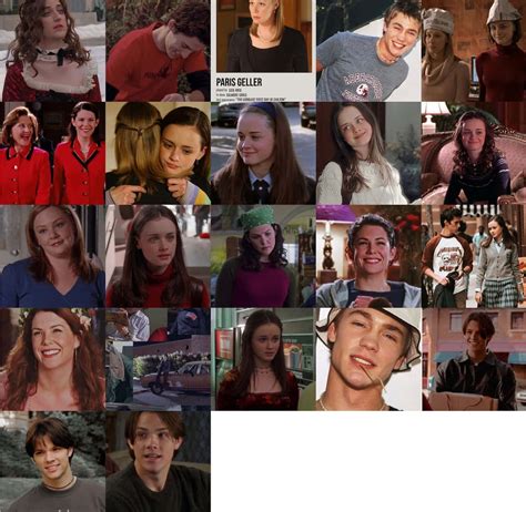Download Gilmore Girls Character Collage Wallpaper | Wallpapers.com