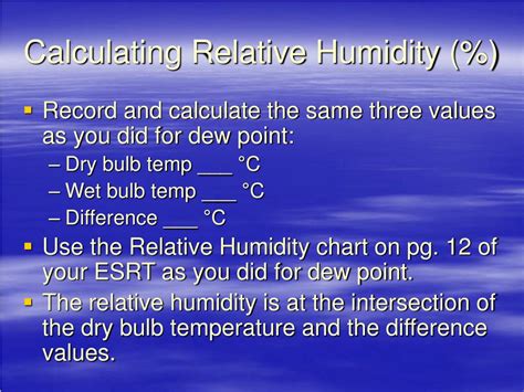 Image result for Calculating Relative Humidity
