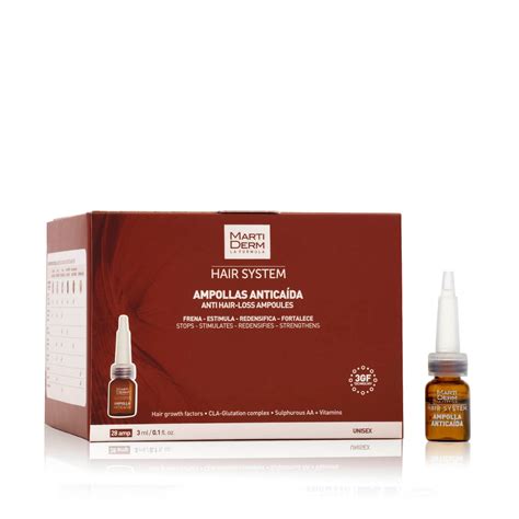 Hair System Anti Hair-Loss Ampoules - 28 units - MartiDerm the brand in ...