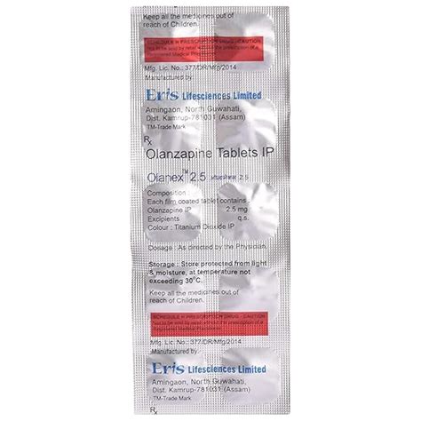 Olanex 2.5 - Strip of 10 Tablets : Amazon.in: Health & Personal Care