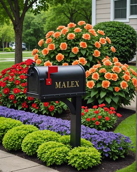 20 Beautiful Mailbox Flower Bed Ideas To Try - Toolz Geek