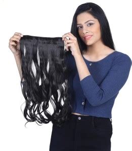 MoonEyes Silky Soft Black Wavy/Curly Extension 22 Inch 5 Clip in 2022 ...