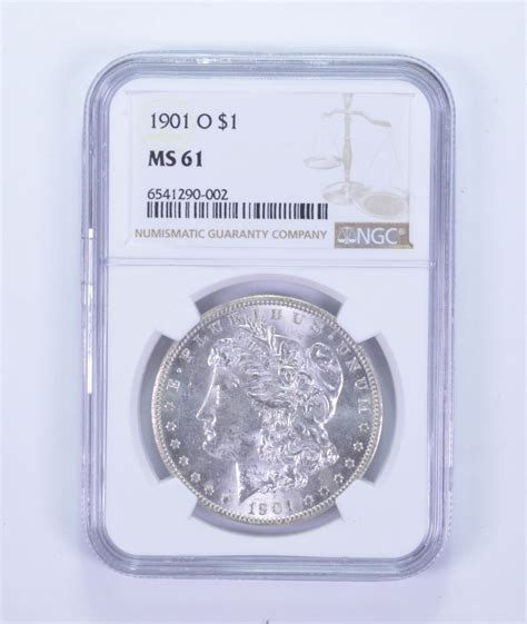 MS61 1901-O Morgan Silver Dollar - Graded NGC | Property Room