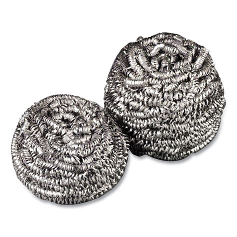 Scotch-Brite Stainless Steel Scrubber, Silver | OfficeSupply.com