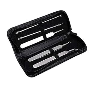 Buy Shrinika 5PCS/set Stainless Steel Blackhead Blemish Acne Pimple ...