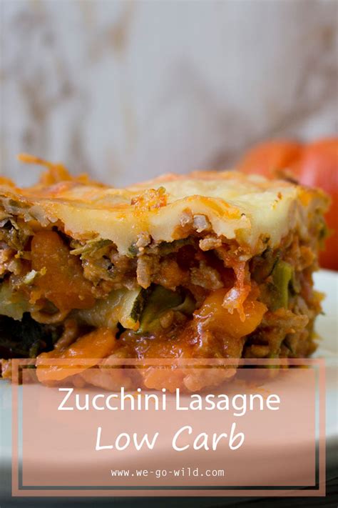 Low Carb Zucchini Lasagne: Schnell, einfach, kalorienarm  
