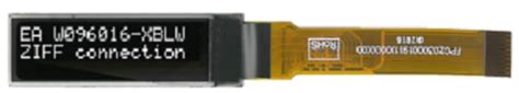 EA W096016-XBLW Display Visions | Display Visions 0.84in White Passive ...