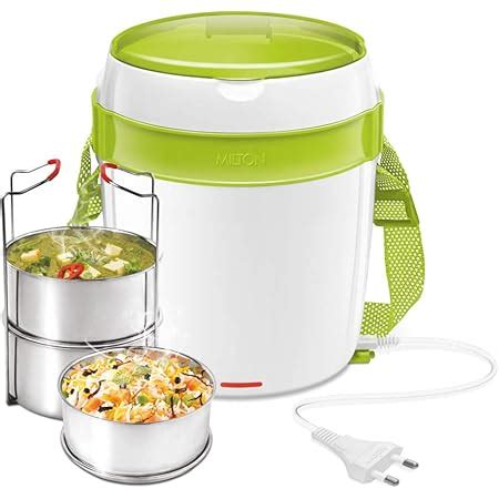 Buy Milton Electron Stainless Steel Tiffin Box Set, 360ml/158mm, Set of ...