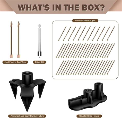 Floor Repair Kit Screws for Wood Floors - 50 Tools to Stop Squeaks ...