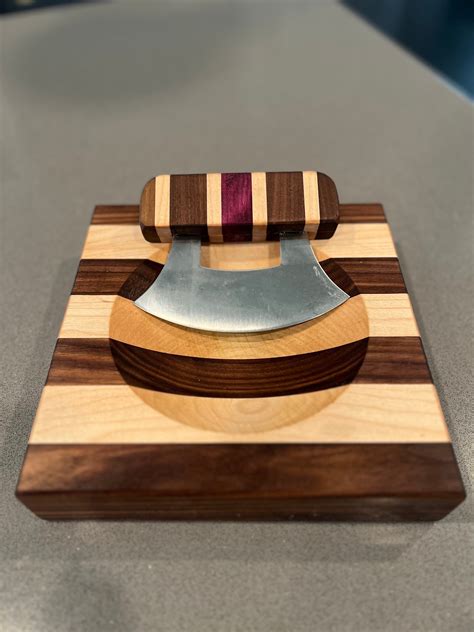 Alaskan Ulu Knife Set Ulu Blade and Bowl Combo Handcrafted Ensemble ...