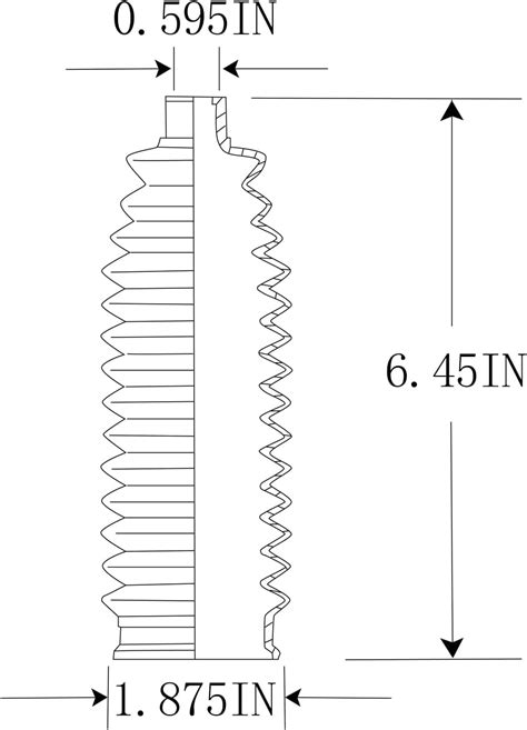 Buy ডিএফইএসকাহ পুরো বডি সিভি বুট র্যাক এবং পিনিয়ন স্টিয়ারিং বুট ...