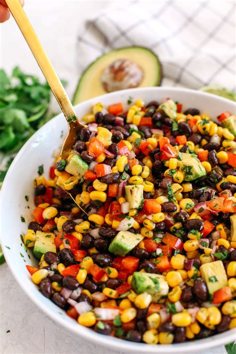 Black Bean and Corn Salad - Eat Yourself Skinny