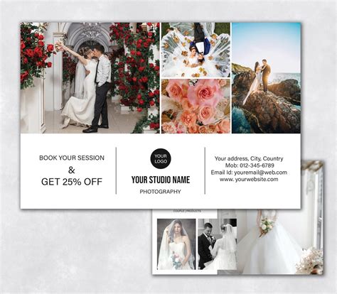 Buy Photography Promo Card Template | Double Sided PSD (digital ...