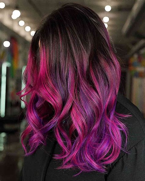 Hair Purple Pink
