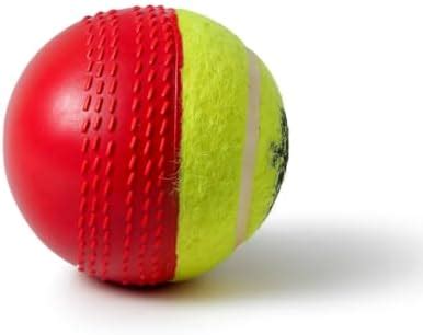 RANSON Premium Swinger Cricket Ball | Half Rubber Half Tennis ...