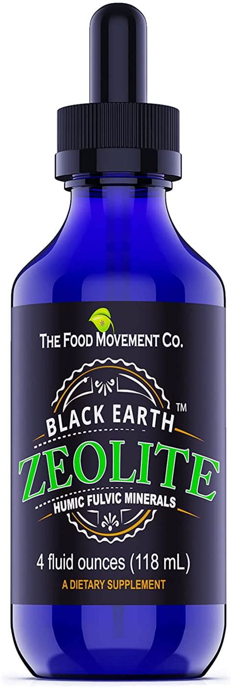 The Food Movement Black Earth Zeolite with Humic India | Ubuy