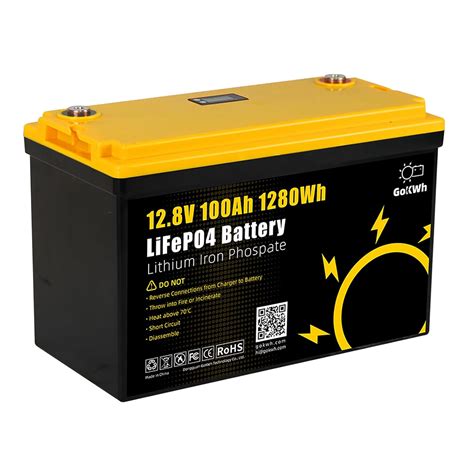 nommyair 12V 100Ah LiFePO4 Battery - 12V Lithium Batteries Built-in BMS ...