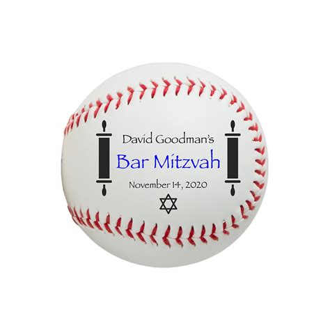 Bar Mitzvah, Bat Mitzvah Baseball Gift, Bar Bat Mitzvah Keepsake ...