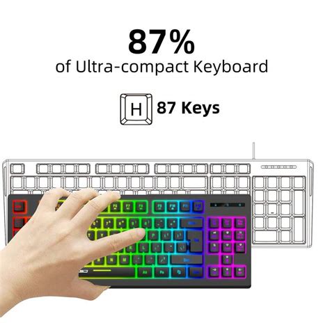 Wireless Computer Keyboard with Lighted Keys 的图像结果