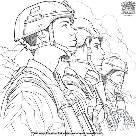 21+ Free Military Coloring Pages For Kids' Creative Fun