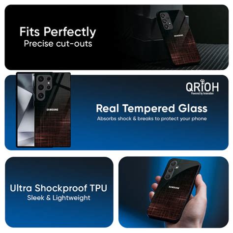 Wooden Mat Samsung Galaxy S25 Ultra 5G Glass Back Cover - Flat 35% Off ...