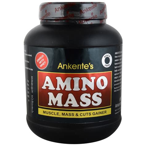 Buy Ankerite Amino Mass Massive Gainer Powder Supplement For ...