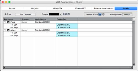 Cubase 11 Control Room 的图像结果