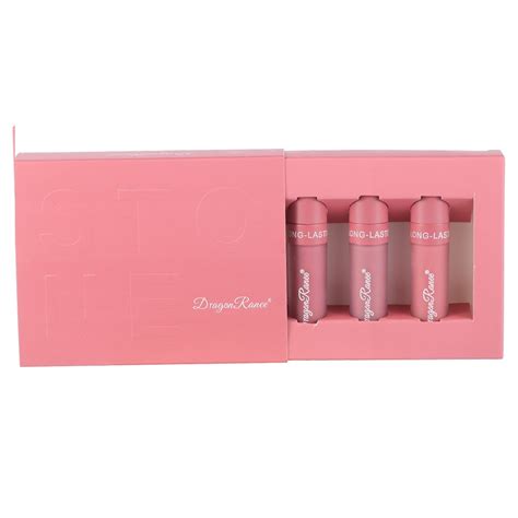 Buy TIHLMK Sales Clearance 3 Pieces Of Lip Gloss Set Non-sticky Matte ...
