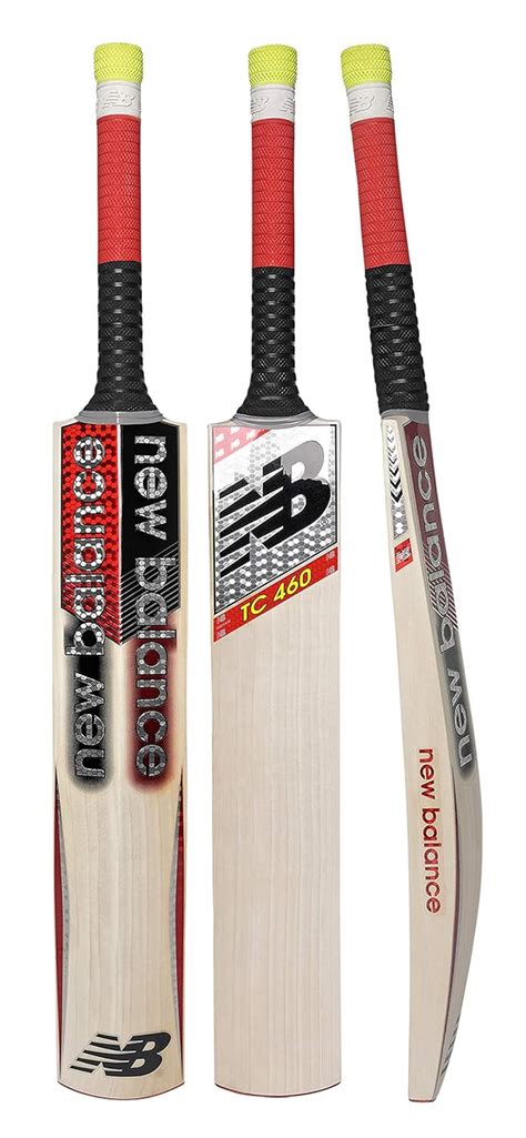New Balance TC 460 Kashmir-Willow Cricket Bat with Bat Cover (2019-20 ...