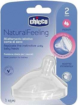 Chicco Natural Feeling Teat with Anti-Colic Effect, Nipple For Wide ...
