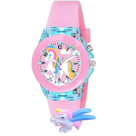 ON TIME OCTUS Kids Analouge Multi-Color Light Cute 3D Cartoon Character ...